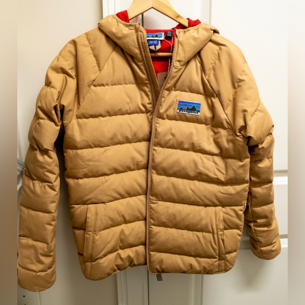 Unisex Patagonia Cotton Down Jacket, Grayling Brown (Women’s S, Men’s XS) | NWT
